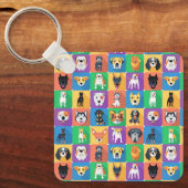 Hondenliefhebber Sleutelhanger (Voorkant)