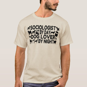 Hondenliefhebber socioloog t-shirt