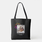 Hondenliefhebber SOMS ALLES WAT IK MOET Pauw Print Tote Bag (Achterkant)
