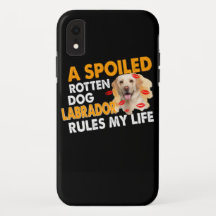 Hondenliefhebber   Spoiled Rotten Labrador regelt  Case-Mate iPhone Case