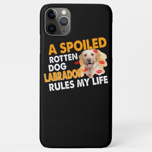 Hondenliefhebber | Spoiled Rotten Labrador regelt Case-Mate iPhone Case (Achterkant)