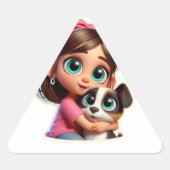 Hondenliefhebber Sticker (Voorkant)