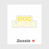 Hondenliefhebber Sticker (Vel)