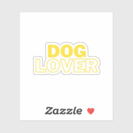 Hondenliefhebber Sticker