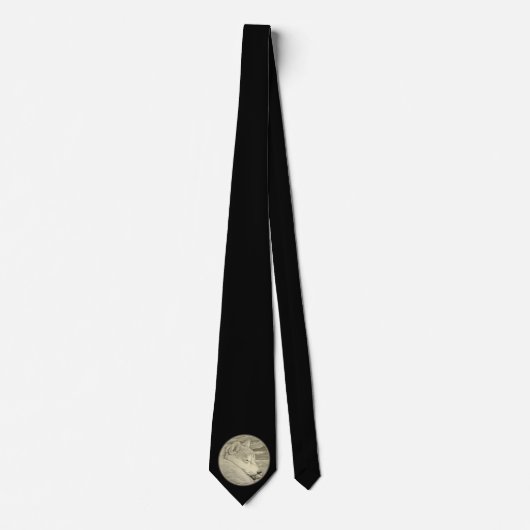 hondenliefhebber Stropdas Shiba Inu Dog Neckties  (Voorkant)