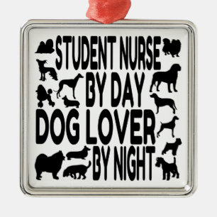 Hondenliefhebber Student Nurse Metalen Ornament