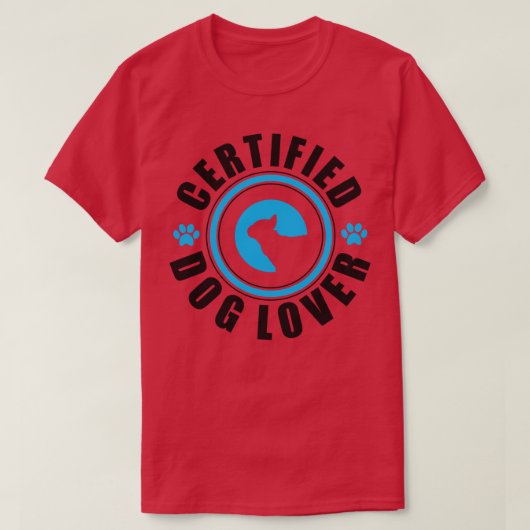Hondenliefhebber T-shirt (Design voorkant)
