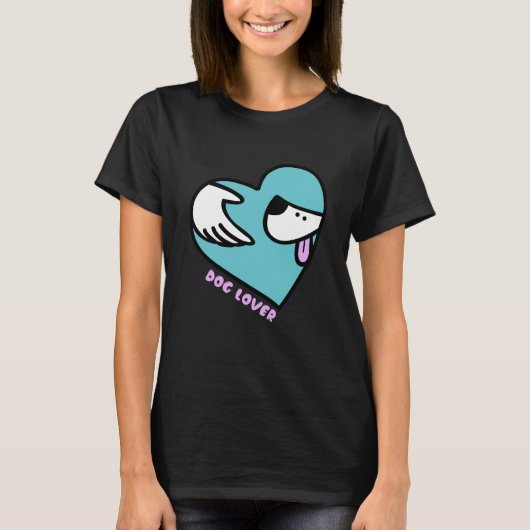 hondenliefhebber t-shirt (Voorkant)