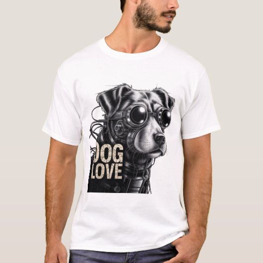 hondenliefhebber t-shirt (Voorkant)