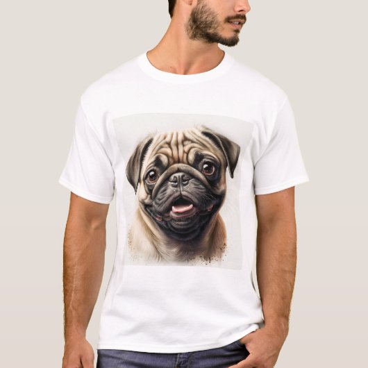 Hondenliefhebber-T-shirt van een hond T-shirt (Voorkant)