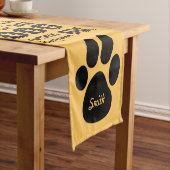 Hondenliefhebber tabeluitvoerder korte tafelloper (Voorbeeld)