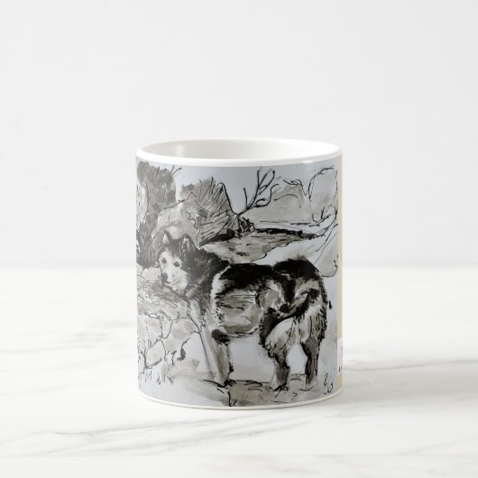 hondenliefhebber Tea Coffee Mok Husky Malamute Cup (Center)