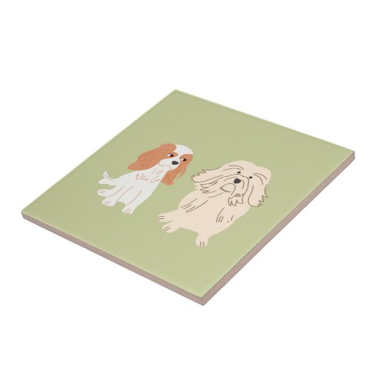 Hondenliefhebber Tegeltje (Zijkant)