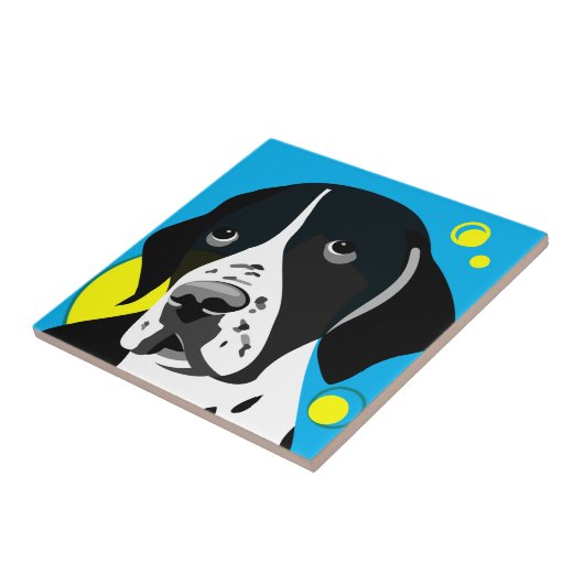 Hondenliefhebber Tegeltje (Zijkant)