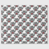 Hondenliefhebber Tekening Waterverf Cadeaupapier (Vlak)