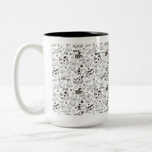 Hondenliefhebber Tweekleurige Koffiemok
