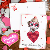 Hondenliefhebber Valentijn Gift Dalmatian Feestdagenkaart