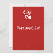 Hondenliefhebber Valentijn voor hart - Great Dane Feestdagenkaart (Achterkant)