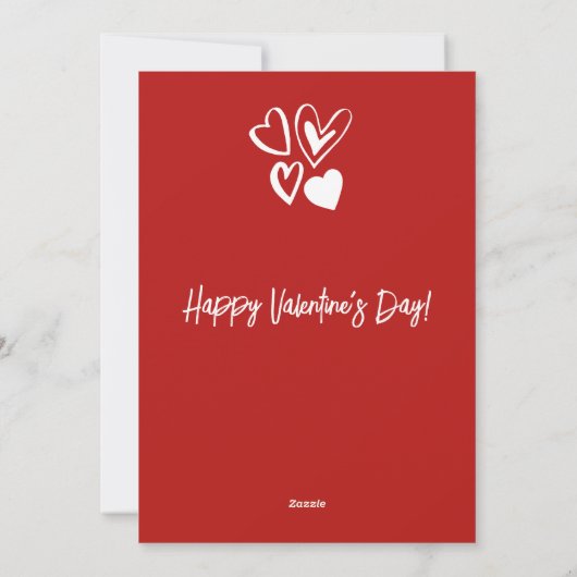 Hondenliefhebber Valentijn voor hart - Great Dane Feestdagenkaart (Achterkant)