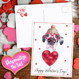 Hondenliefhebber Valentijnsdag cadeau Great Dane Feestdagenkaart