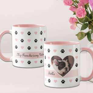 Hondenliefhebber Valentijnse  Aangepaste foto en t Mok