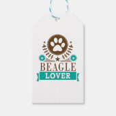 Hondenliefhebber van Beagle Cadeaulabel (Voorkant)