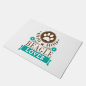 Hondenliefhebber van Beagle Deurmat (Schuin)