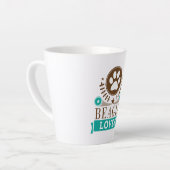 Hondenliefhebber van Beagle Latte Mok (Linkerhoek)