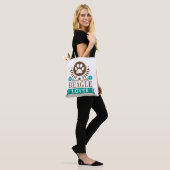 Hondenliefhebber van Beagle Tote Bag (Op model)