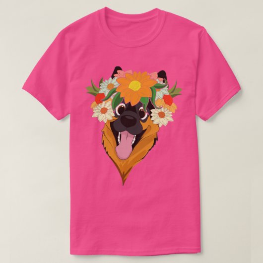 Hondenliefhebber van de bloemkool t-shirt (Design voorkant)