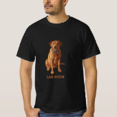 Hondenliefhebber van het Laboratorium Fox Red Labr T-shirt (Voorkant)
