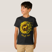 Hondenliefhebber van zonnebloempitten t-shirt (Voorkant volledig)