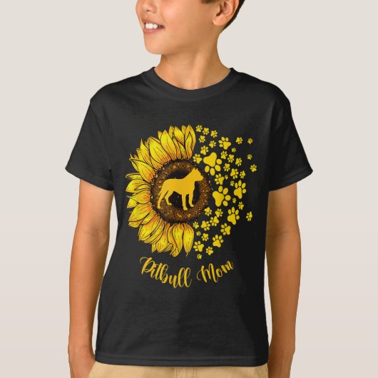Hondenliefhebber van zonnebloempitten t-shirt (Voorkant)