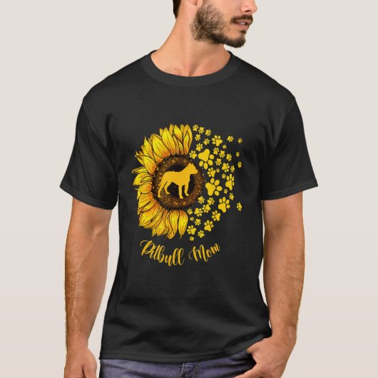 Hondenliefhebber van zonnebloempitten t-shirt (Voorkant)