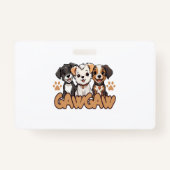 Hondenliefhebber verjaardagscadeau T-shirt Badge (Achterkant)