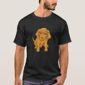 Hondenliefhebber Vizsla Puppy T-shirt (Voorkant)