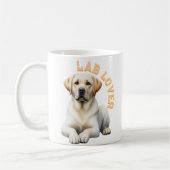 Hondenliefhebber voor labrador Retriever Koffiemok (Links)