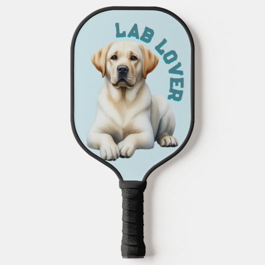 Hondenliefhebber voor labrador Retriever Pickleball Paddle (Voorkant)