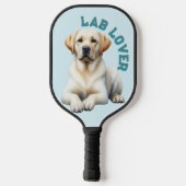 Hondenliefhebber voor labrador Retriever Pickleball Paddle (Achterkant)