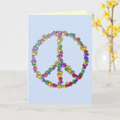 Hondenliefhebber Vrede Kaart (Gele Bloem)