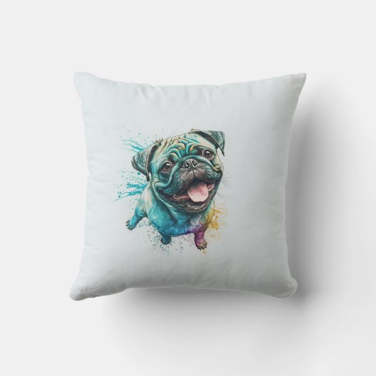 Hondenliefhebber VROUW voor bruiloft bruid pasgehu Kussen (Achterkant)