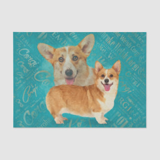 hondenliefhebber Welsh Corgi Dog Art Tissuepapier