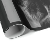 Hondenliefhebber | Zwarte Labrador American Flag T Cadeaupapier (Rol Hoek)