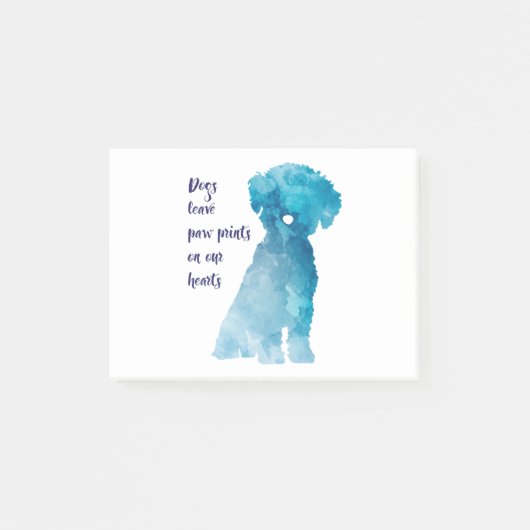 Hondenliefhebbers Bichon Frise — hedendaagse afdru Post-it® Notes (Voorkant)