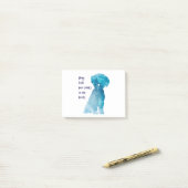 Hondenliefhebbers Bichon Frise — hedendaagse afdru Post-it® Notes (Op bureau)