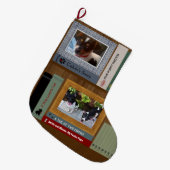 Hondenliefhebbers boeken op een afdak grote kerstsok (Voorkant (Hangend))