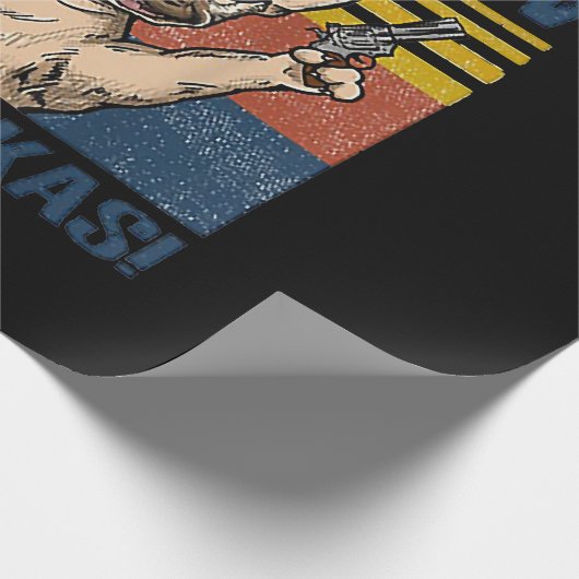 Hondenliefhebbers | Bulldog Pew Pew Madafakas Cadeaupapier (Hoek)