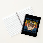 Hondenliefhebbers | Bulldog Pew Pew Madafakas Notitieboek (Binnen)