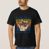 hondenliefhebbers | Bulldog Pew Pew Madafakas T-shirt (Voorkant)