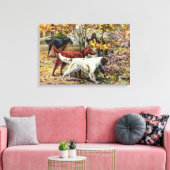 Hondenliefhebbers Canvas Afdruk (Insitu (Woonkamer))